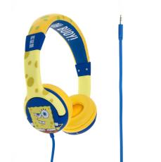 OTL Svampbob H&ouml;rlur F&ouml;r Barn On-Ear Gul - Teknikhallen.se