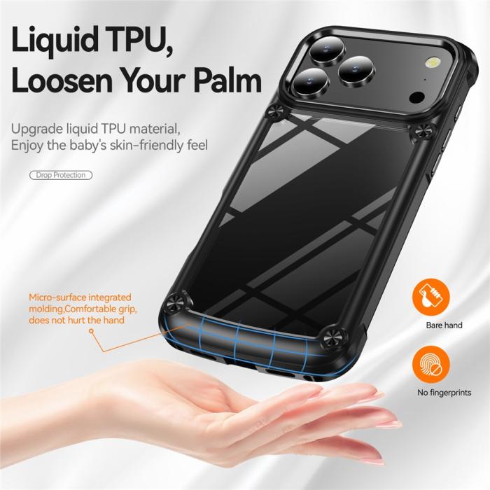 Bild 4,  iPhone 17 Pro Max Skal Xtreme Shockproof Hybrid Svart - Teknikhallen.se