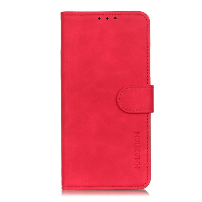 Bild 2, KHAZNEH KHAZENH Motorola Moto E13 Fodral Retro Läder Röd - Teknikhallen.se