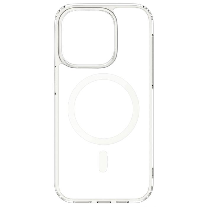 Bild 3, ColorPop ColorPop iPhone 15 Pro Skal CH MagSafe Transparent/Vit - Teknikhallen.se