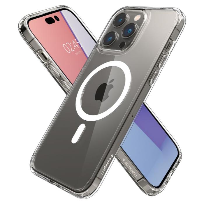 Bild 6, Spigen Spigen iPhone 14 Pro Skal Ultra Hybrid Mag MagSafe Vit - Teknikhallen.se