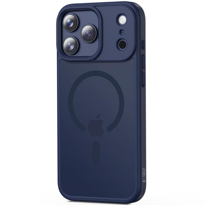 Bild 3, Tech-Protect Tech-Protect iPhone 17 Pro Skal MagSafe MagMat Deep Blue - Teknikhallen.se