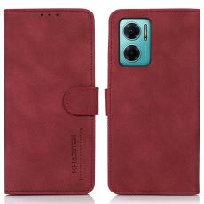 KHAZNEH KHAZNEH Xiaomi Redmi 10 5G Fodral Retro L&auml;der R&ouml;d - Teknikhallen.se