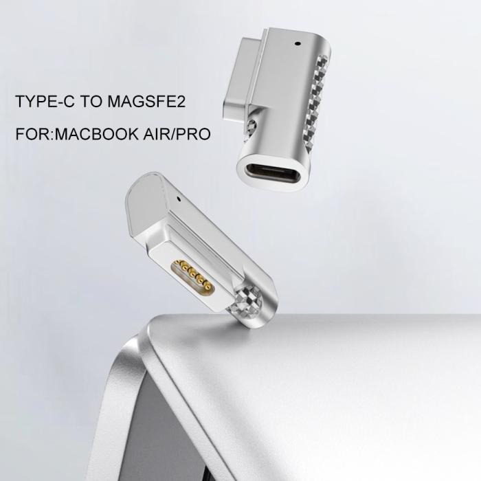 Bild 2,  MacBook MagSafe 2 till USB-C Adapter Snabbladdning - Teknikhallen.se
