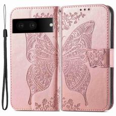  Google Pixel 7 Fodral Fj&auml;ril Tryck Ros&eacute;guld - Teknikhallen.se