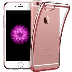  iPhone 7/8 Plus - F&auml;rgad TPU - Ros&eacute;guld - Teknikhallen.se