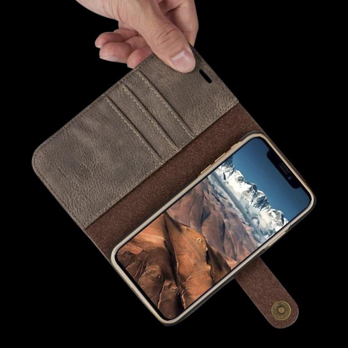 Bild 2, DG.MING iPhone X/Xs - DG.MING Plånboksfodral/Magnet Skal - - Teknikhallen.se