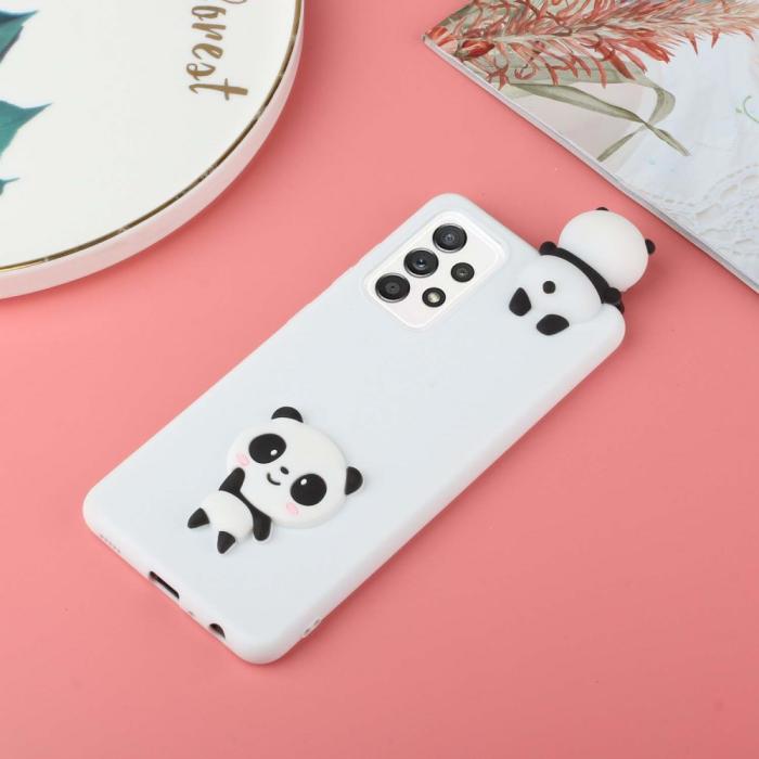 Bild 6,  Samsung Galaxy A53 5G Skal 3D Figur Vit Panda - Teknikhallen.se