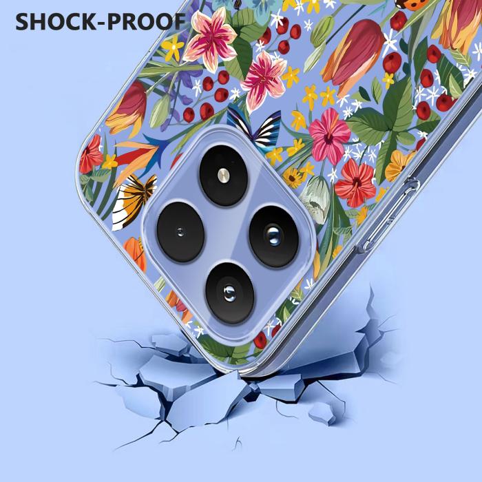 Bild 2,  Xiaomi 17 Skal TPU Blommor Liljor - Teknikhallen.se