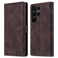AZNS AZNS Samsung Galaxy S23 Ultra Fodral L&auml;der Brun - Teknikhallen.se