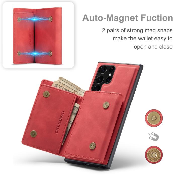 Bild 6, DG.MING DG.MING Samsung Galaxy S22 Ultra Skal 2in1 Magnetisk Avtagbart Kortfack - Teknikhallen.se