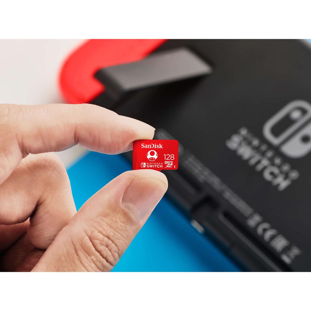 SanDisk SanDisk MicroSDXC Nintendo Switch 128GB UHS-I,100/90 - Teknikhallen.se