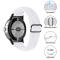  Google Pixel Watch / Watch 2 Justerbart Nylon Armband Vit - Teknikhallen.se