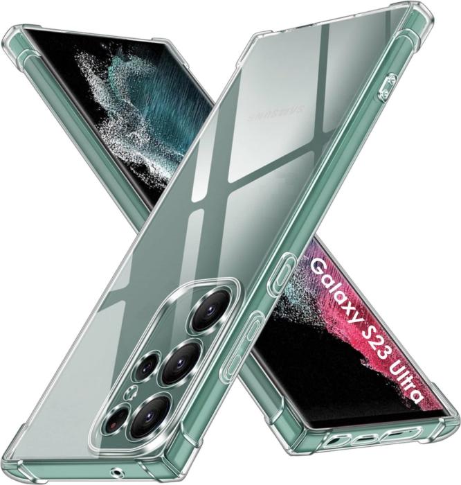 Bild 2,  Samsung Galaxy S25 Ultra Shockproof TPU Transparent Skal - Teknikhallen.se