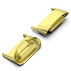  F&auml;sten F&ouml;r Fitbit Charge 5 Metallarmband Guld - Teknikhallen.se