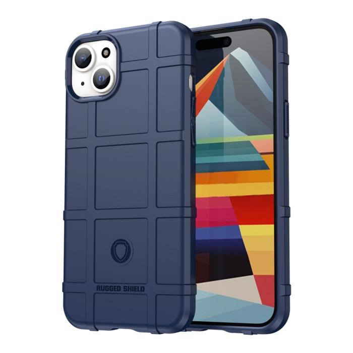 Bild 2,  iPhone 15 Plus Skal Robust Blå - Teknikhallen.se