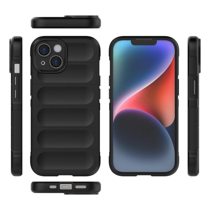 Bild 6,  iPhone 15 Plus Skal Magic Shield Svart - Teknikhallen.se