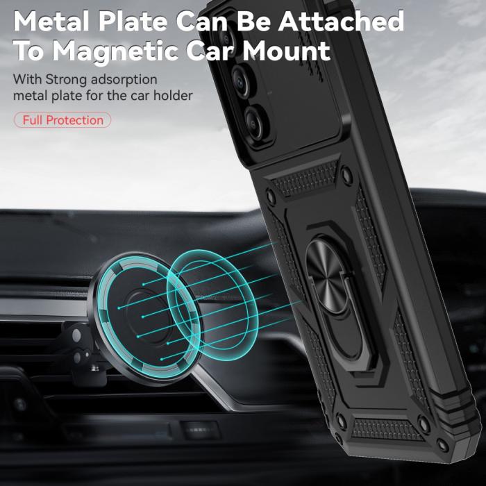 Bild 3,  Samsung Galaxy A35 5G Skal CamShield Ring Svart - Teknikhallen.se