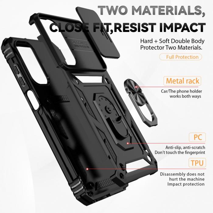 Bild 4,  Samsung Galaxy A35 5G Skal CamShield Ring Svart - Teknikhallen.se