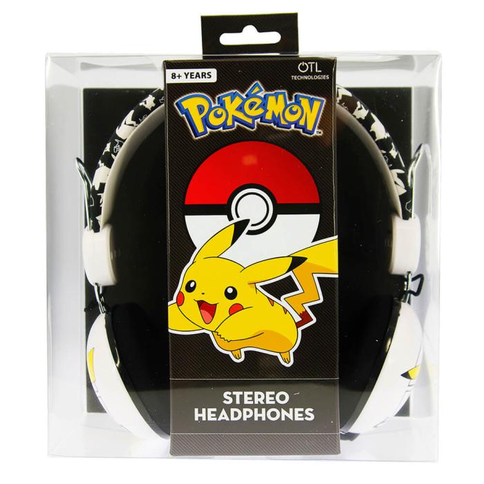 Bild 2, OTL Pokemon Hörlur Dome Tween On-Ear 90dB Japansk Pikachu - Teknikhallen.se