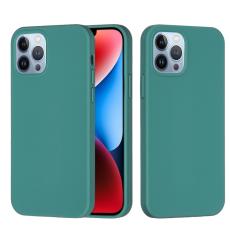  iPhone 15 Pro Skal Silikon Tallgr&ouml;n - Teknikhallen.se