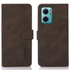 KHAZNEH KHAZNEH Xiaomi Redmi 10 5G Fodral Retro L&auml;der Brun - Teknikhallen.se