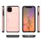  iPhone 11 - Hybrid Skal med kortfack - Roséguld - Teknikhallen.se