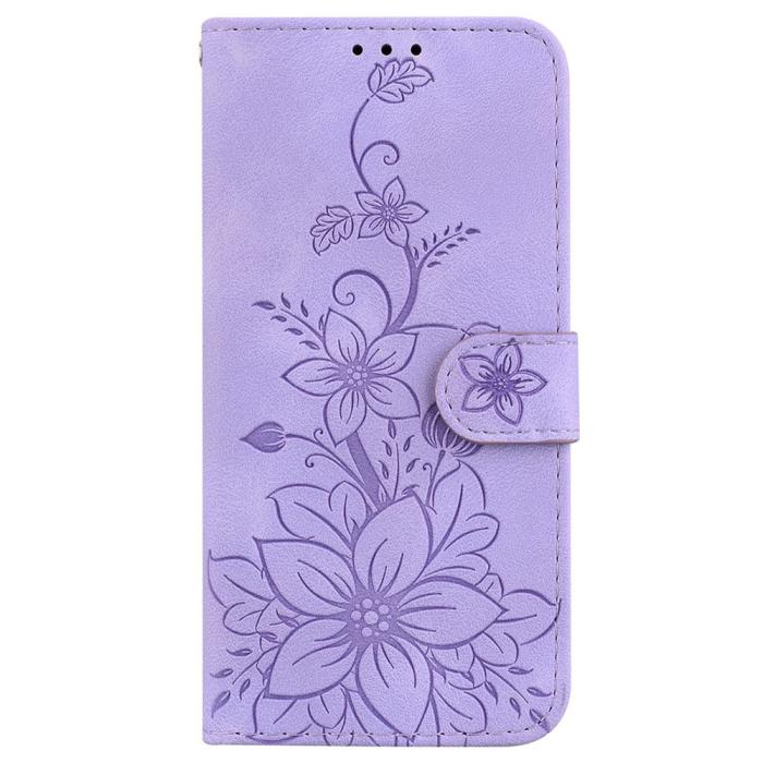 Bild 5,  Samsung Galaxy A27 5G Fodral Läder Blommor Lila - Teknikhallen.se