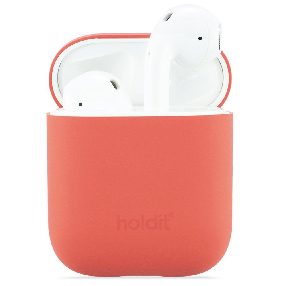 holdit holdit Apple AirPods Skal Silikon Coral - Teknikhallen.se