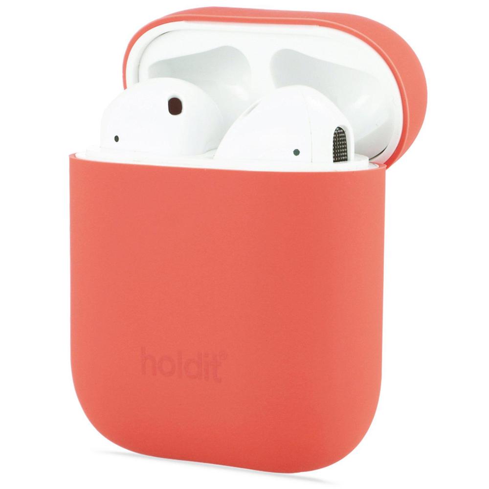 holdit holdit Apple AirPods Skal Silikon Coral - Teknikhallen.se