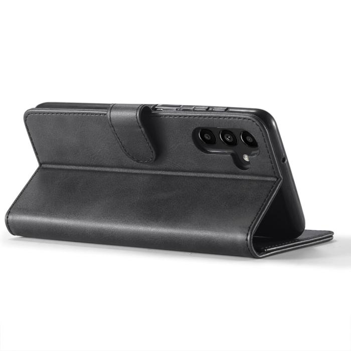 Bild 4, LC.IMEEKE LC.IMEEKE Galaxy A15 4G/5G Fodral Läder Svart - Teknikhallen.se