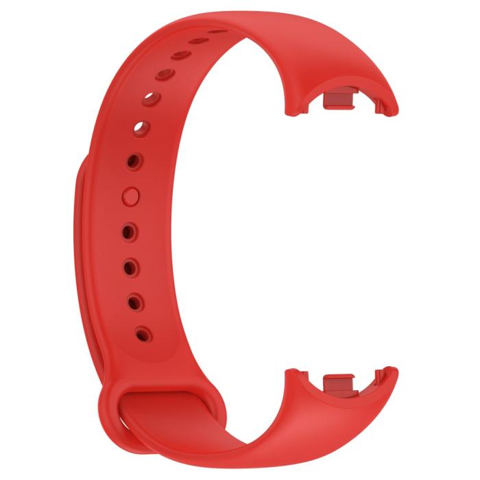 Bild 2,  Xiaomi Smart Band 10/9/8 Armband Solid Silikon Röd - Teknikhallen.se