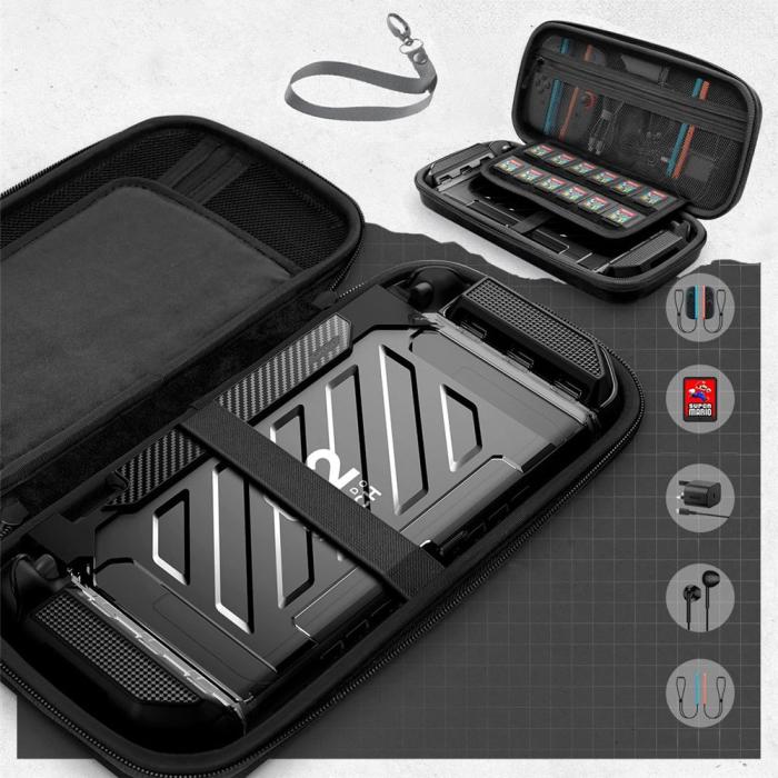 Bild 4, Supcase Supcase Nintendo Switch 2 Fodral Carrying Plus Svart - Teknikhallen.se