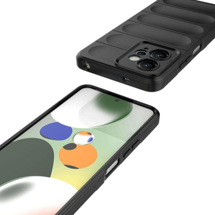 Bild 4,  Xiaomi Redmi Note 12 4G Skal Magic Shield Grå - Teknikhallen.se