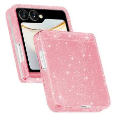  Samsung Galaxy Z Flip 8 Skal Glitter TPU Rosa - Teknikhallen.se