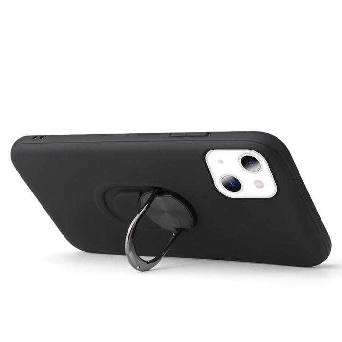Bild 2,  iPhone 13 Skal Hybrid Ring Hållare Blå - Teknikhallen.se