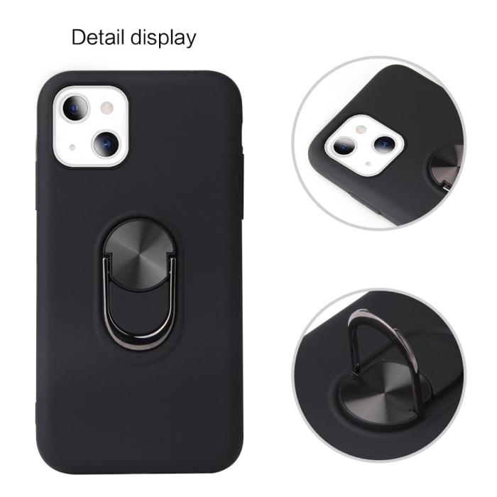 Bild 5,  iPhone 13 Skal Hybrid Ring Hållare Blå - Teknikhallen.se