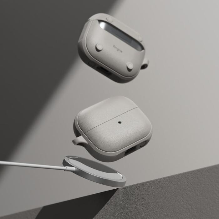 Bild 4, Ringke Ringke Galaxy Buds 3 / 3 Pro Skal MagSafe Onyx Warm Grey - Teknikhallen.se