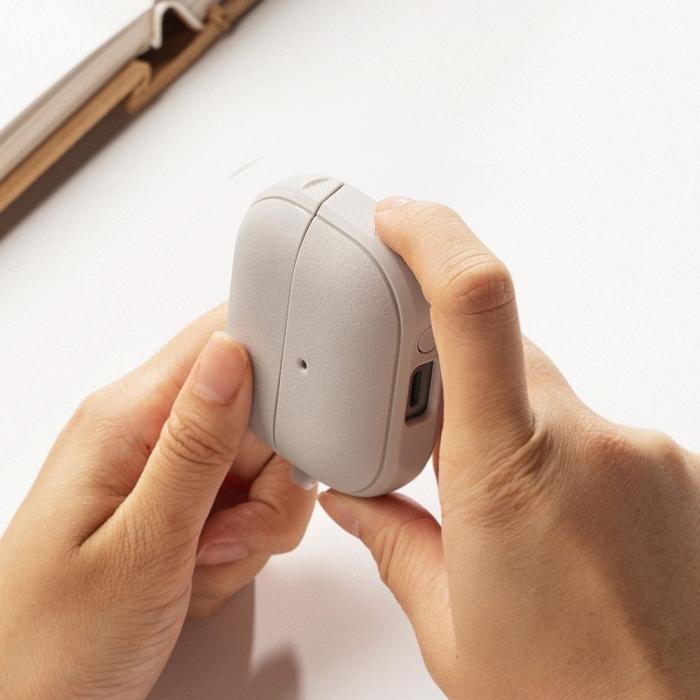 Bild 5, Ringke Ringke Galaxy Buds 3 / 3 Pro Skal MagSafe Onyx Warm Grey - Teknikhallen.se