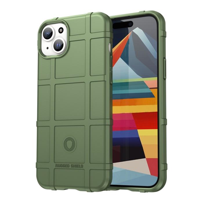 Bild 2,  iPhone 15 Plus Skal Robust Grön - Teknikhallen.se