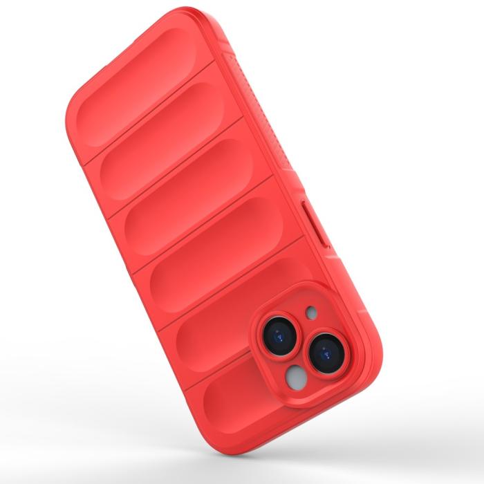 Bild 3,  iPhone 15 Plus Skal Magic Shield Röd - Teknikhallen.se