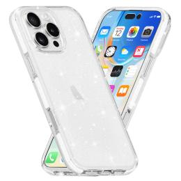  iPhone 16 Pro Skal Glitter Transparent - Teknikhallen.se