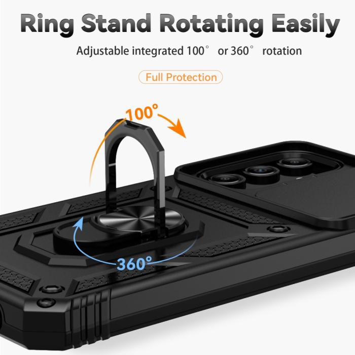 Bild 6,  Samsung Galaxy A35 5G Skal CamShield Ring Svart - Teknikhallen.se