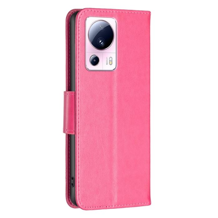 Bild 3,  Xiaomi 13 Lite 5G Fodral Med Fjäril Tryck Rosa - Teknikhallen.se