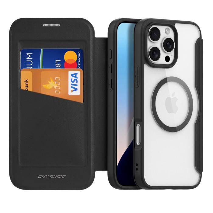Bild 2, DUX DUCIS DUX DUCIS iPhone 16 Pro Max Fodral MagSafe Skin X Pro Svart - Teknikhallen.se