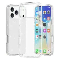 iPhone 18 Pro Max/17 Pro Max Skal Glitter Transparent - Teknikhallen.se