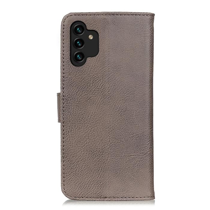 Bild 3, KHAZNEH KHAZNEH Samsung Galaxy A13 4G Fodral Läder Khaki - Teknikhallen.se