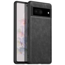  Google Pixel 7 Skal Retro L&auml;derbelagt Svart - Teknikhallen.se