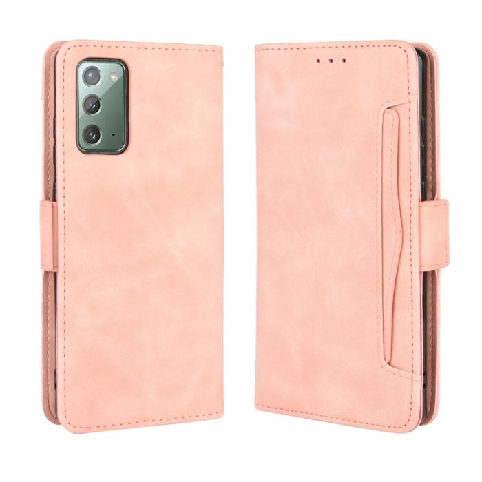 Bild 2,  Samsung Galaxy S20 FE - Fodral Med Avtagbart Kortfodral - Ljus Rosa - Teknikhallen.se