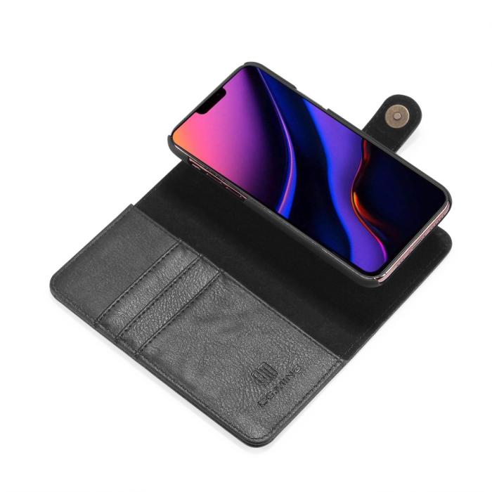 Bild 4, DG.MING iPhone 11 Pro Max - DG.MING Plånboksfodral/Magnet Skal - Svart - Teknikhallen.se